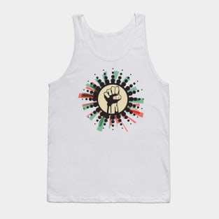 ☻ RETRO Fist Power ☻ retro color pallete / retro style sticker ✔ Tank Top